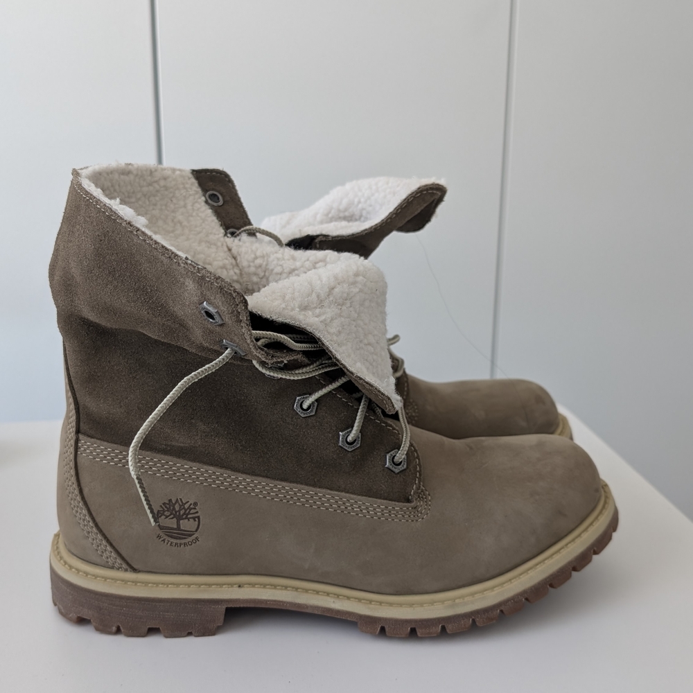 Timberland Brown Roll-Top Boots